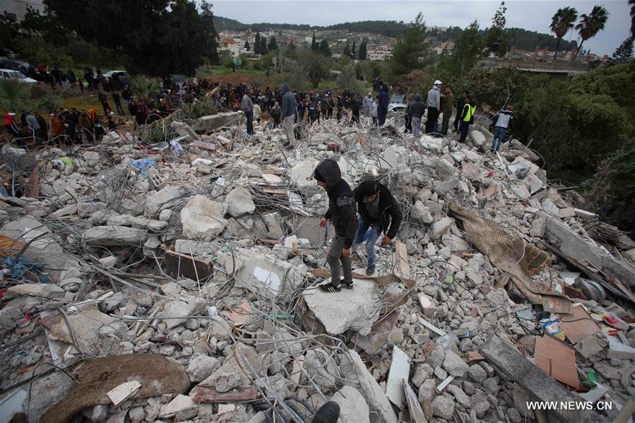 MIDEAST-JENIN-DEMOLISHED