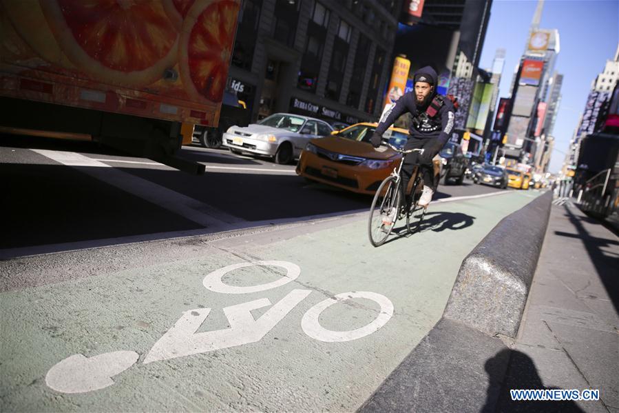 U.S.-NEW YORK-DOT-PROTECTED BIKE LANES-INSTALLATION-PLAN