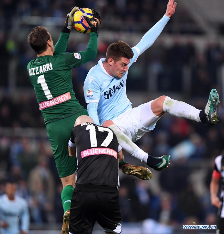 (SP)ITALY-ROME-SOCCER-SERIE A-LAZIO VS UDINESE