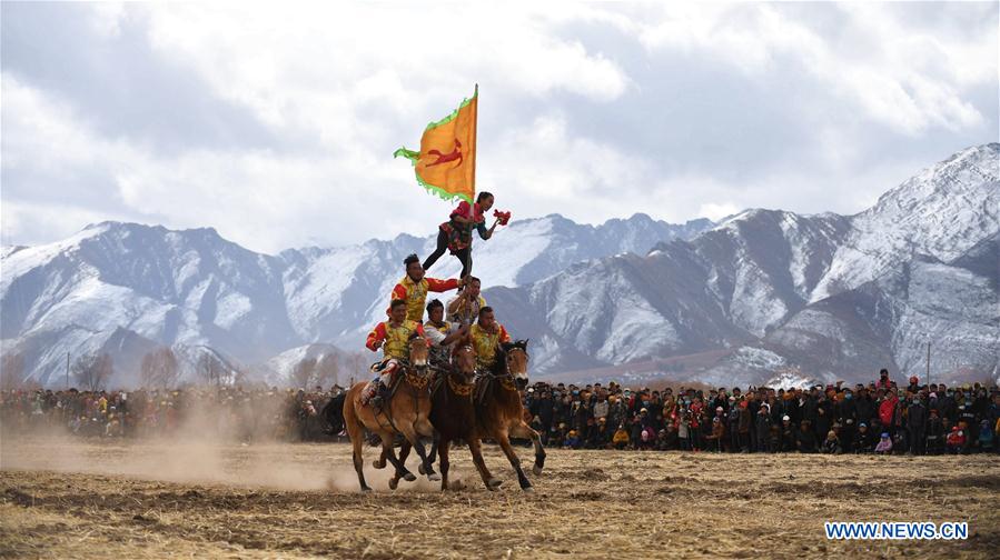 CHINA-TIBET-LHASA-EQUESTRIAN EVENT (CN)