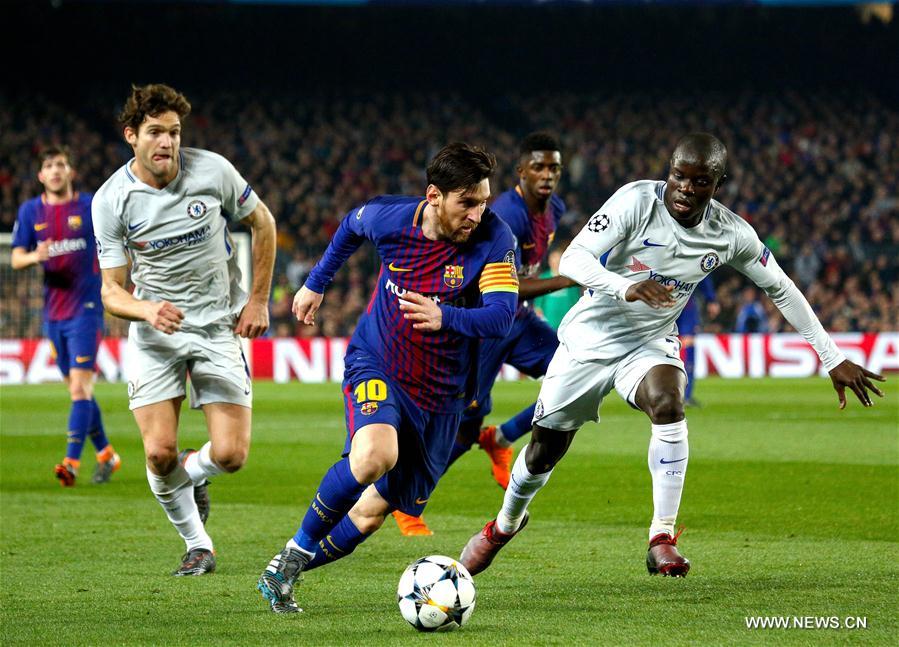 (SP)SPAIN-BARCELONA-SOCCER-UEFA CHAMPIONS LEAGUE-BARCELONA VS CHELSEA