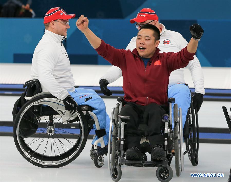 (SP)OLY-PARALYMPIC-SOUTH KOREA-GANGNEUNG-WHEELCHAIR CURLING-CHINA-GOLD MEDAL