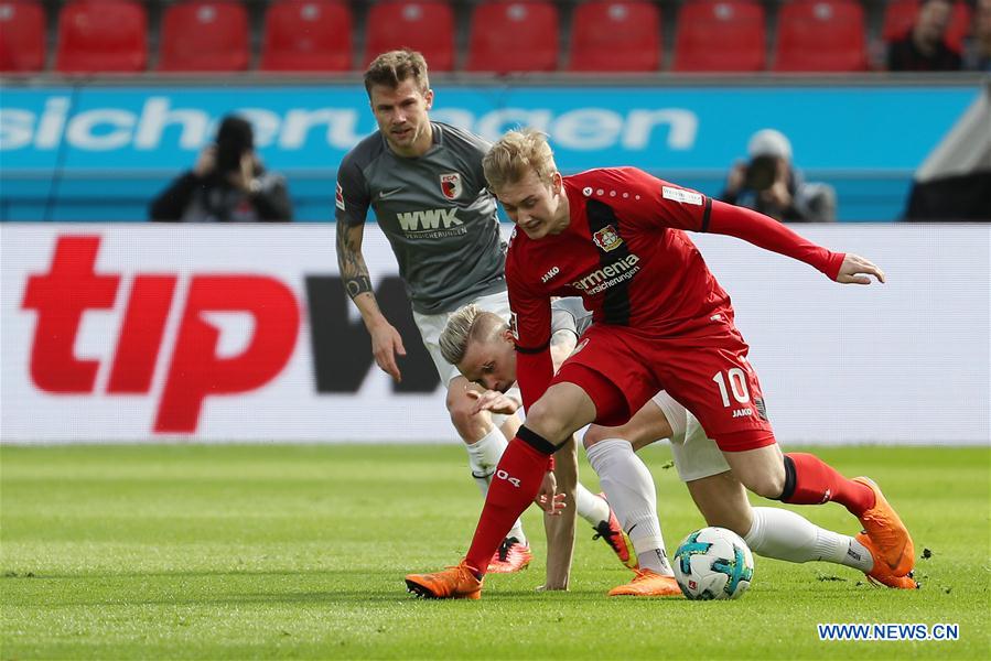 (SP)GERMANY-LEVERKUSEN-SOCCER-BUNDESLIGA-B04 VS FCA