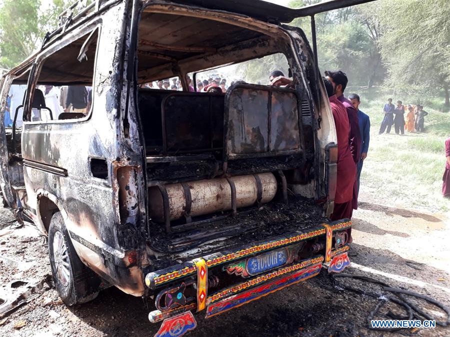 PAKISTAN-SEHWAN SHARIF-VAN-BLAST