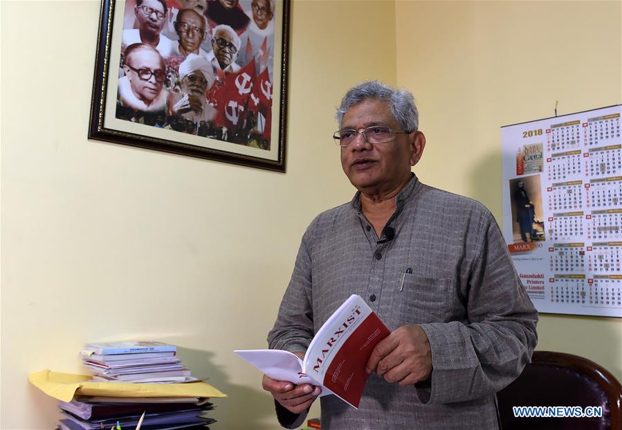 INDIA-NEW DELHI-MARXISM-SITARAM YECHURY-INTERVIEW