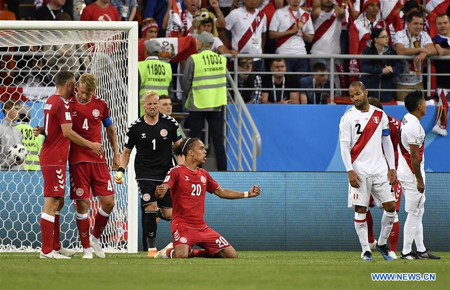 (SP)RUSSIA-SARANSK-2018 WORLD CUP-GROUP C-PERU VS DENMARK