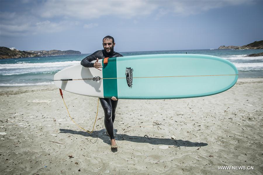 (SP)GREECE-EVIA ISLAND-SURFING