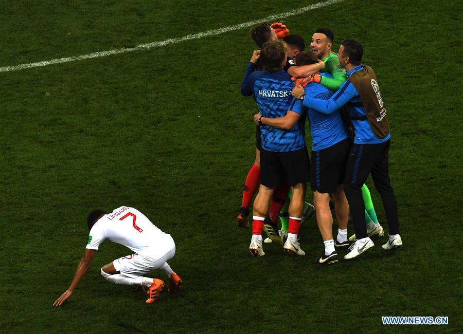 (SP)RUSSIA-MOSCOW-2018 WORLD CUP-SEMIFINAL-ENGLAND VS CROATIA