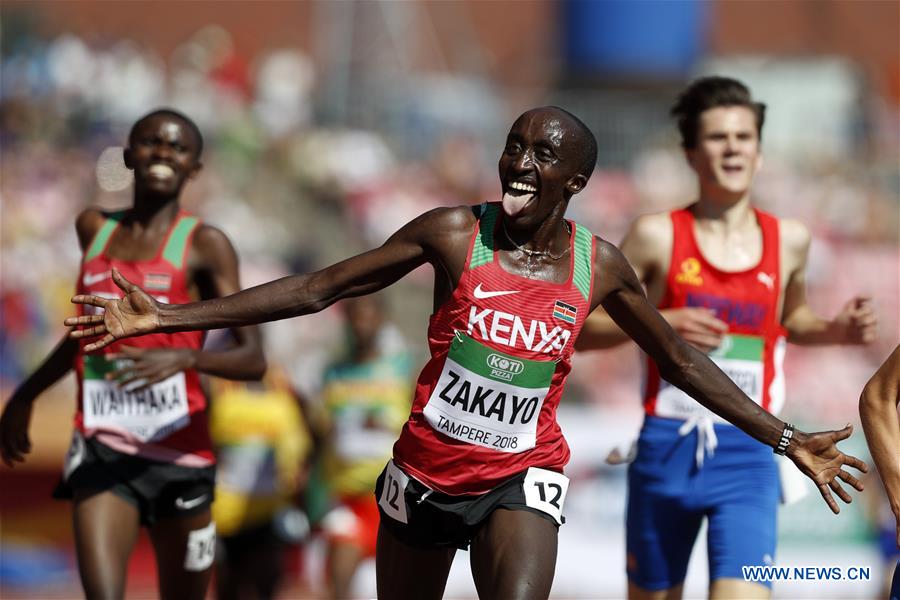 (SP)FINLAND-TAMPERE-ATHLETICS-IAAF WORLD U20-DAY 5