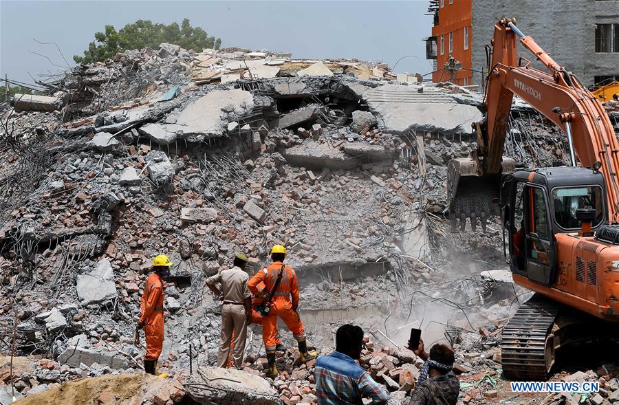 INDIA-GREATER NOIDA-BUILDING COLLAPSE