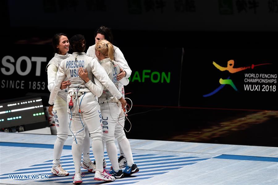 (SP)CHINA-JIANGSU-WUXI-FENCING-WORLD CHAMPIONSHIPS (CN)