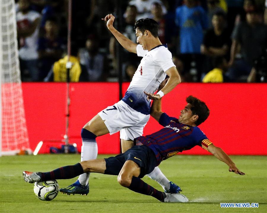 (SP)U.S.-PASADENA-SOCCER-INT'L CHAMPION CUP-BARCELONA VS HOTSPUR