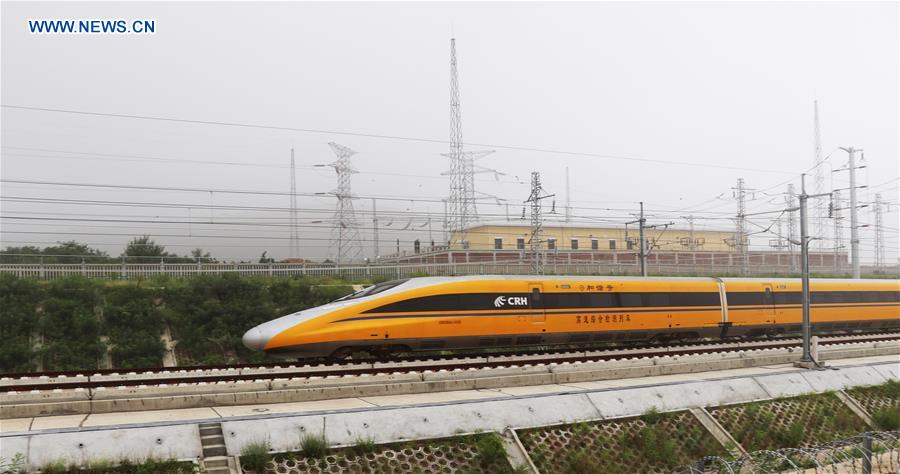 CHINA-SHANDONG-QINGDAO HIGH-SPEED RAILWAY-TEST (CN)