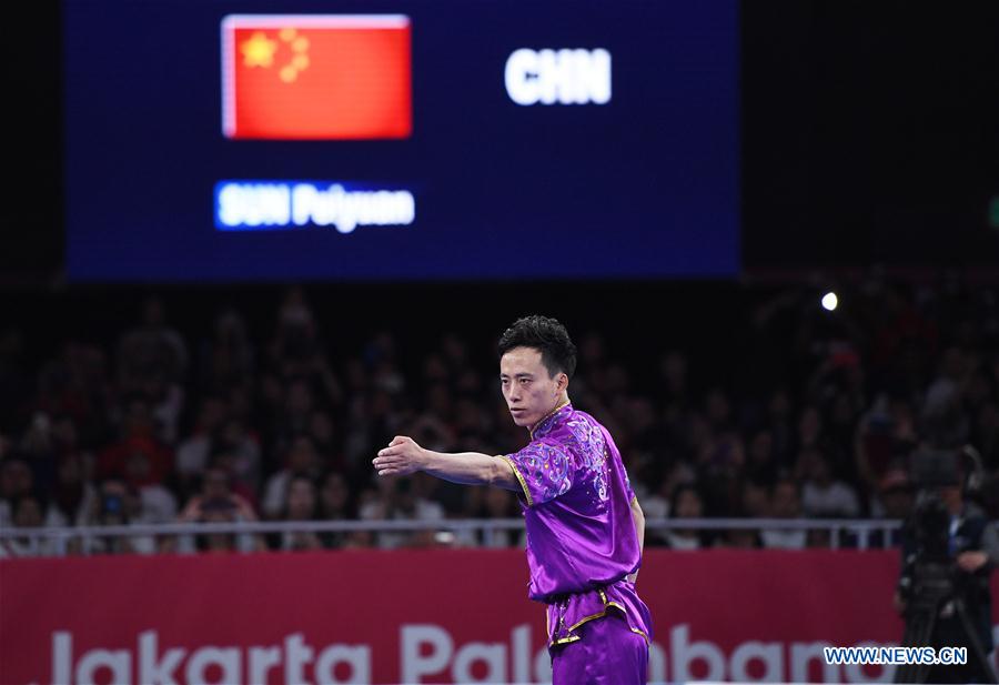 (SP)INDONESIA-JAKARTA-ASIAN GAMES-WUSHU-MEN’S CHANGQUAN