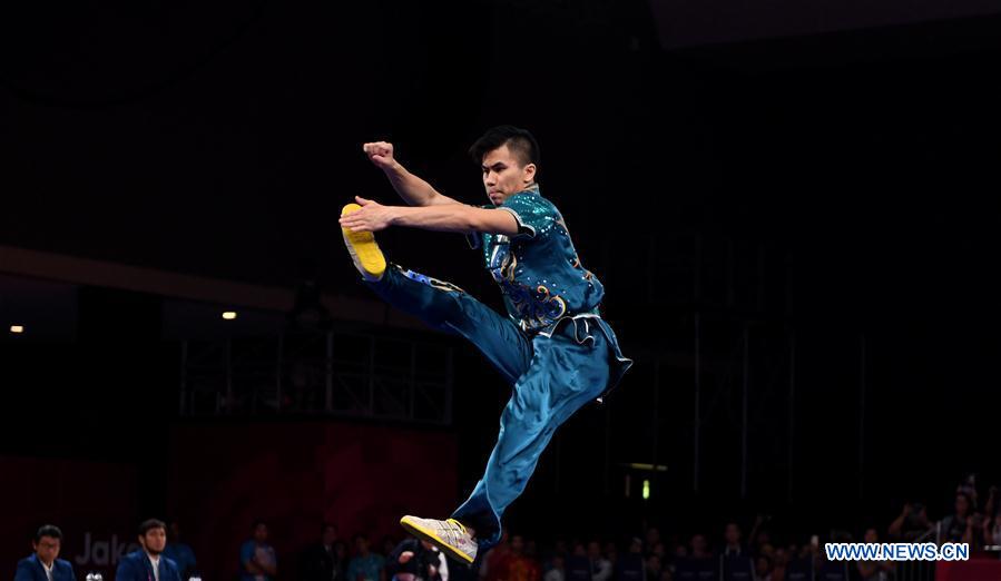 (SP)INDONESIA-JAKARTA-ASIAN GAMES-WUSHU-MEN’S CHANGQUAN