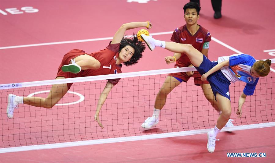 (SP)INDONESIA-PALEMBANG-ASIAN GAMES-SEPAKTAKRAW