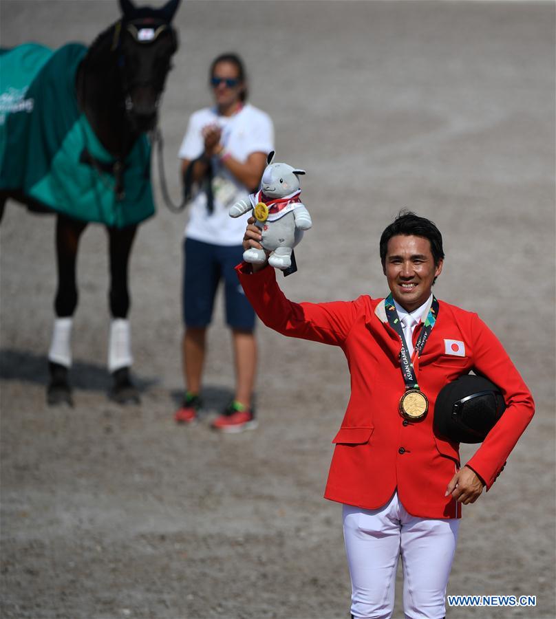 (SP)INDONESIA-PALEMBANG-ASIAN GAMES 2018-EQUESTRIAN-EVENTING INDIVIDUAL