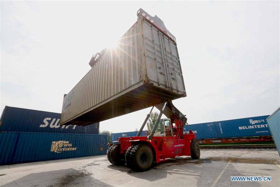 BELARUS-MINSK-CONTAINER TRAIN-CHINA