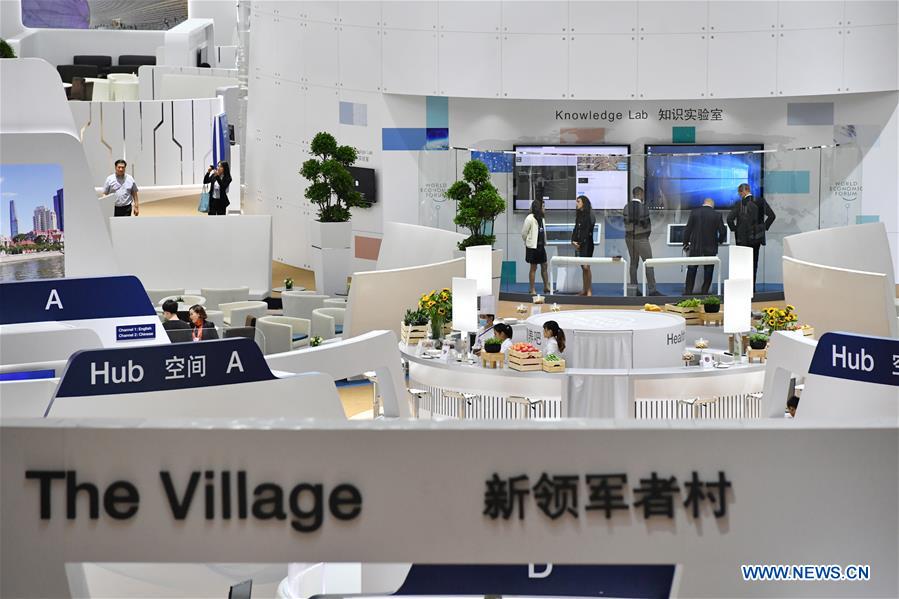 CHINA-TIANJIN-SUMMER DAVOS FORUM-PREPARATION (CN)