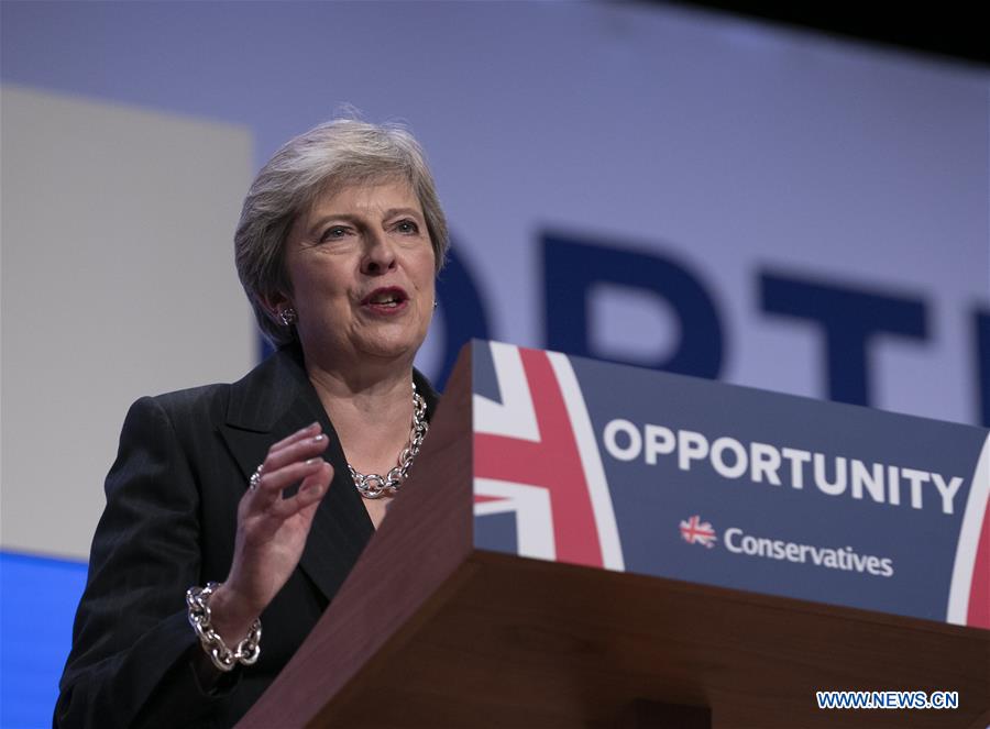 BRITAIN-BIRMINGHAM-CONSERVATIVES PARTY CONFERENCE-PRIME MINISTER