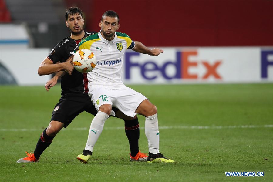 (SP)GERMANY-LEVERKUSEN-SOCCER-UEFA EUROPA LEAGUE-AEK LARNACA VS BAYER 04 LEVERKUSEN