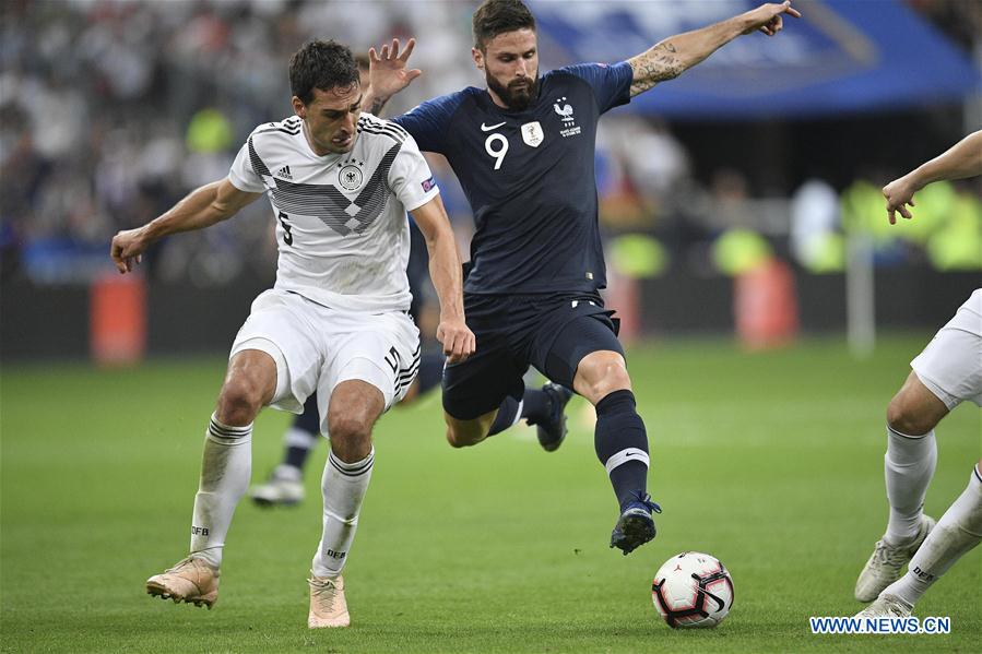 (SP)FRANCE-SAINT-DENIS-SOCCER-UEFA-NATIONS LEAGUE-FRANCE VS GERMANY