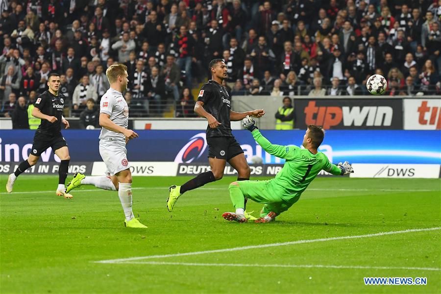 (SP)GERMANY-FRANKFURT-SOCCER-BUNDESLIGA-FRANKFURT VS FORTUNA DUSSELDORF