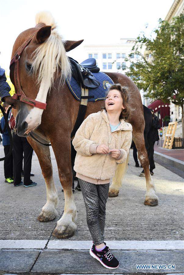 U.S.-WASHINGTON D.C.-BREAKFAST WITH THE MOUNTED POLICE