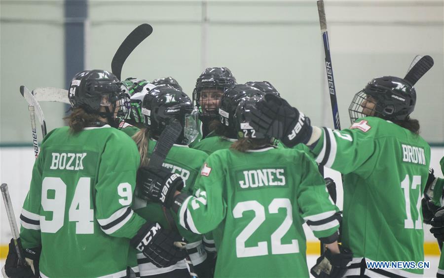 (SP)CANADA-MARKHAM-CWHL-CHINESE KRS VANKE RAYS VS MARKHAM THUNDER