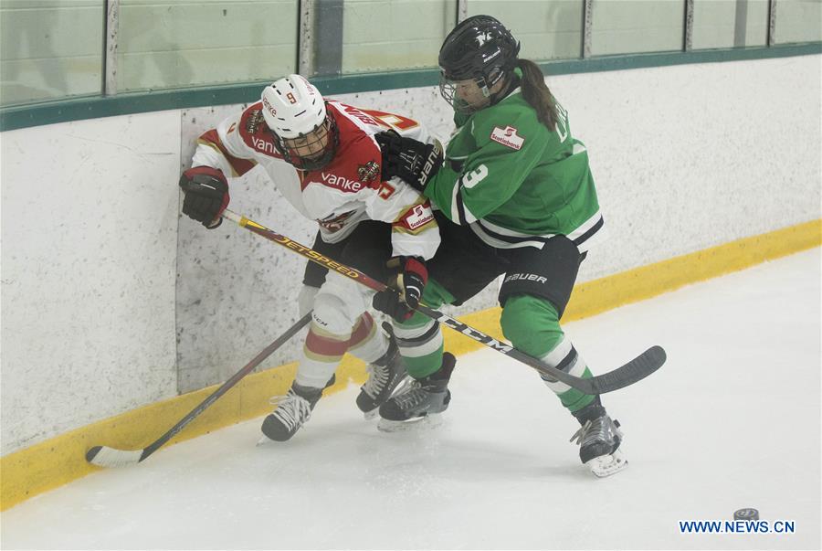 (SP)CANADA-MARKHAM-CWHL-CHINESE KRS VANKE RAYS VS MARKHAM THUNDER