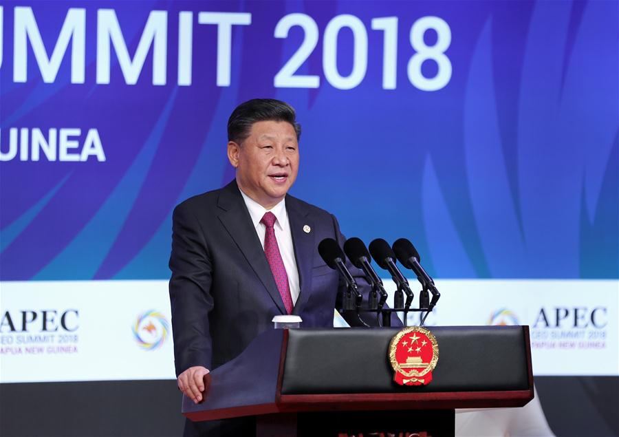 PAPUA NEW GUINEA-XI JINPING-APEC CEO SUMMIT