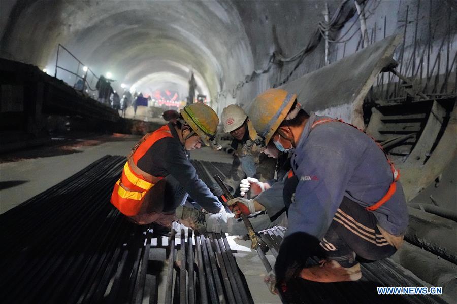 CHINA-BEIJING-ZHANGJIAKOU-RAILWAY-TUNNEL-CONSTRUCTION (CN)