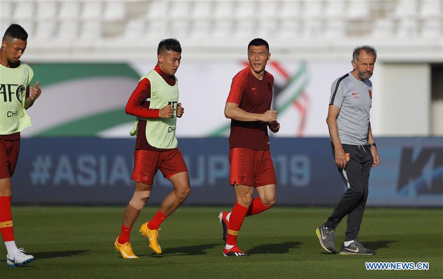 (SP)UAE-AL AIN-SOCCER-AFC ASIAN CUP 2019-CHN-TRAINING SESSION