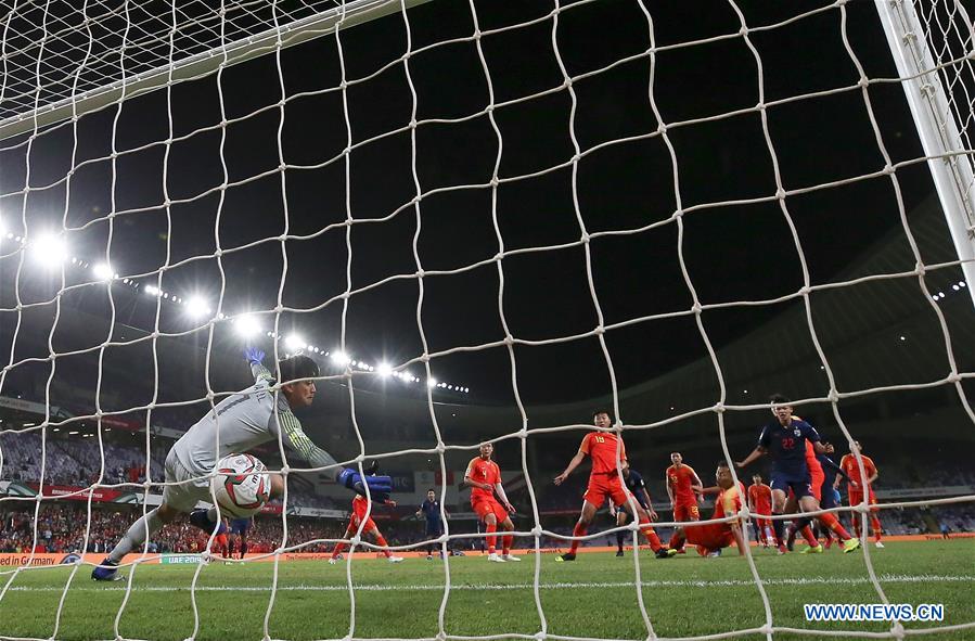 (SP)UAE-AL AIN-SOCCER-AFC ASIAN CUP 2019-CHN VS THA