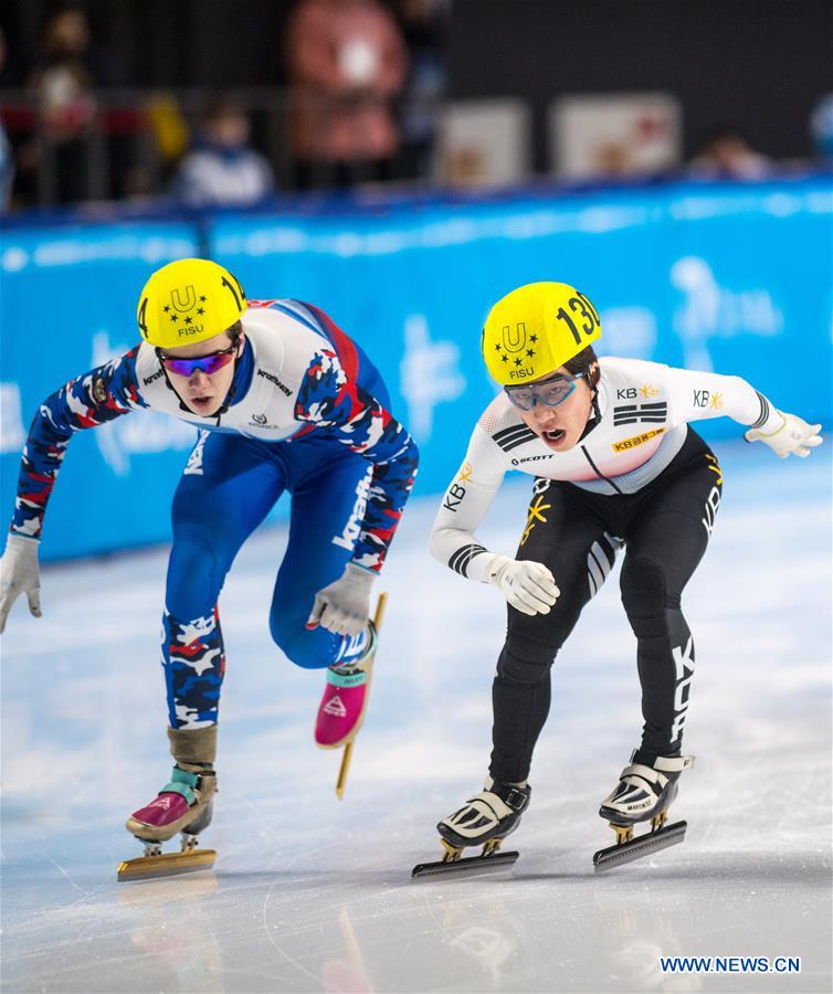 (SP)RUSSIA-KRASNOYARSK-29TH WINTER UNIVERSIADE-SHORT TRACK