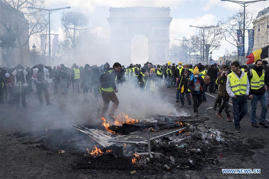 FRANCE-PARIS-"YELLOW VEST"-PROTEST