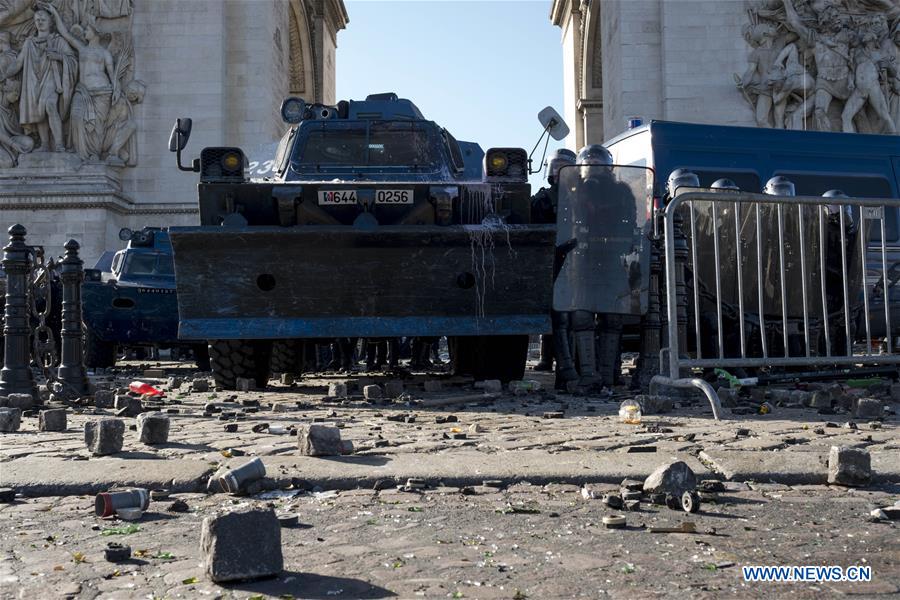 FRANCE-PARIS-"YELLOW VEST"-PROTEST