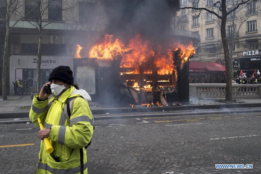 FRANCE-PARIS-"YELLOW VEST"-PROTEST