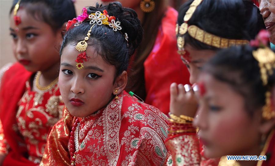 NEPAL-KATHMANDU-BEL BIBAHA-CEREMONY