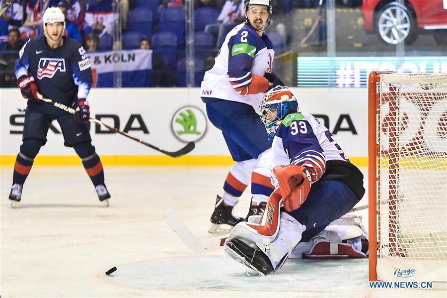 (SP)SLOVAKIA-KOSICE-ICE HOCKEY-IIHF-WORLD CHAMPIONSHIP-GROUP A-USA VS GBR