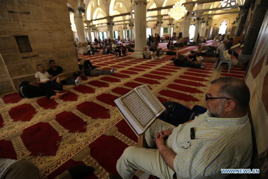 MIDEAST-JERUSALEM-RAMADAN-AL AQSA MOSQUE