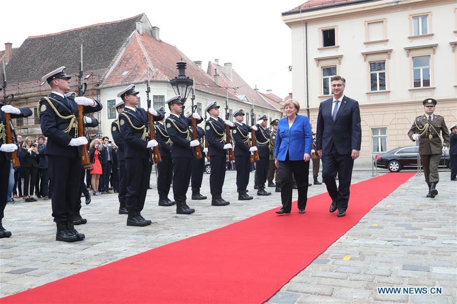 CROATIA-ZAGREB-ANGELA MERKEL-VISIT