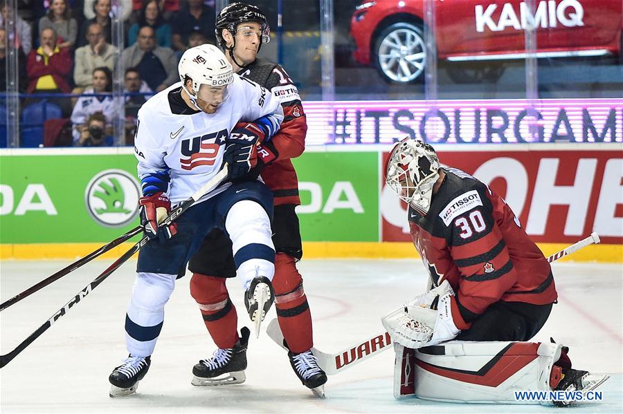 (SP)SLOVAKIA-KOSICE-ICE HOCKEY-IIHF-WORLD CHAMPIONSHIP-GROUP A-CAN VS USA