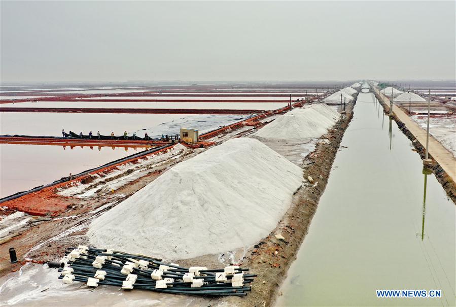 CHINA-HEBEI-CAOFEIDIAN-SEA SALT-HARVEST (CN)