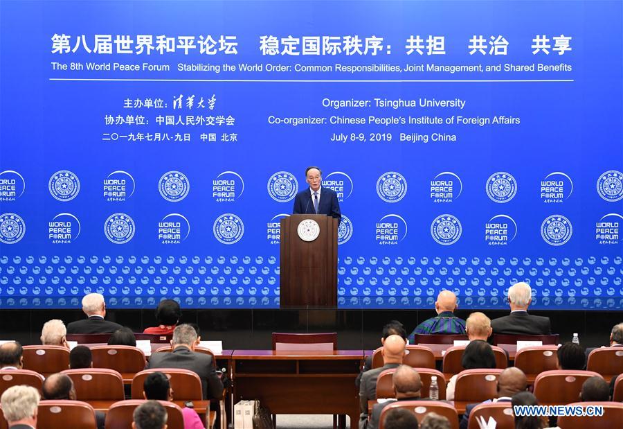 CHINA-BEIJING-WORLD PEACE FORUM-WANG QISHAN (CN)