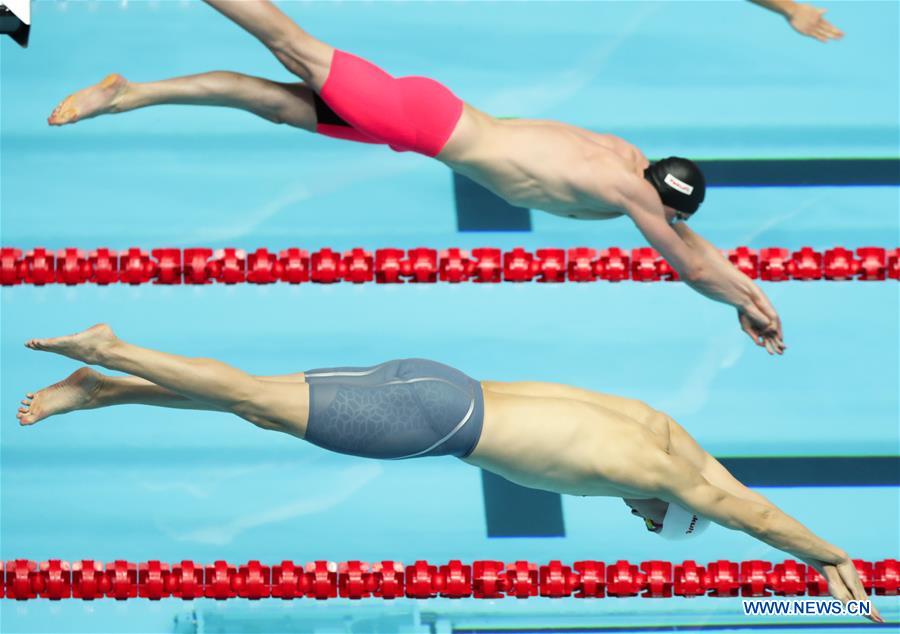 (SP)SOUTH KOREA-GWANGJU-FINA WORLD CHAMPIONSHIPS-SWIMMING-DAY 3