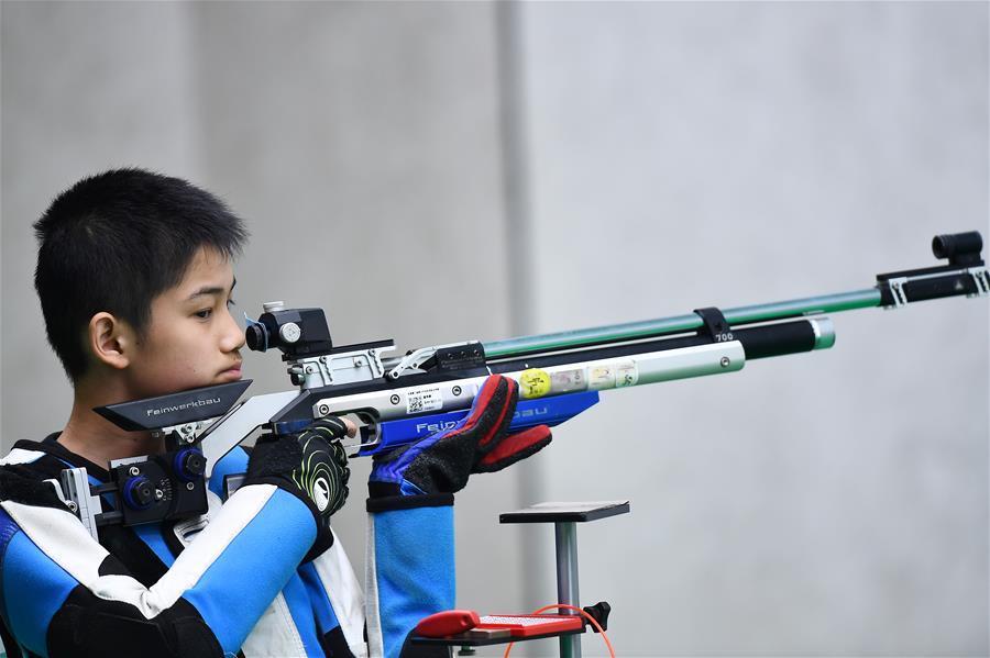 (SP)CHINA-TAIYUAN-2ND YOUTH GAMES-SHOOTING-MEN'S 10M AIR RIFLE