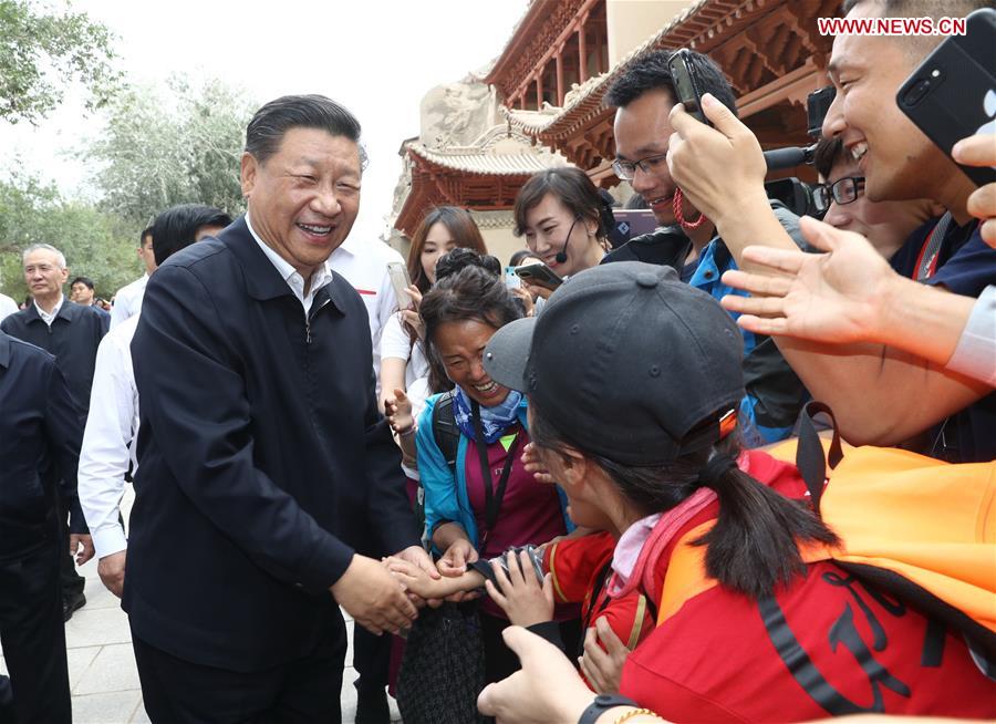 CHINA-GANSU-XI JINPING-INSPECTION (CN)