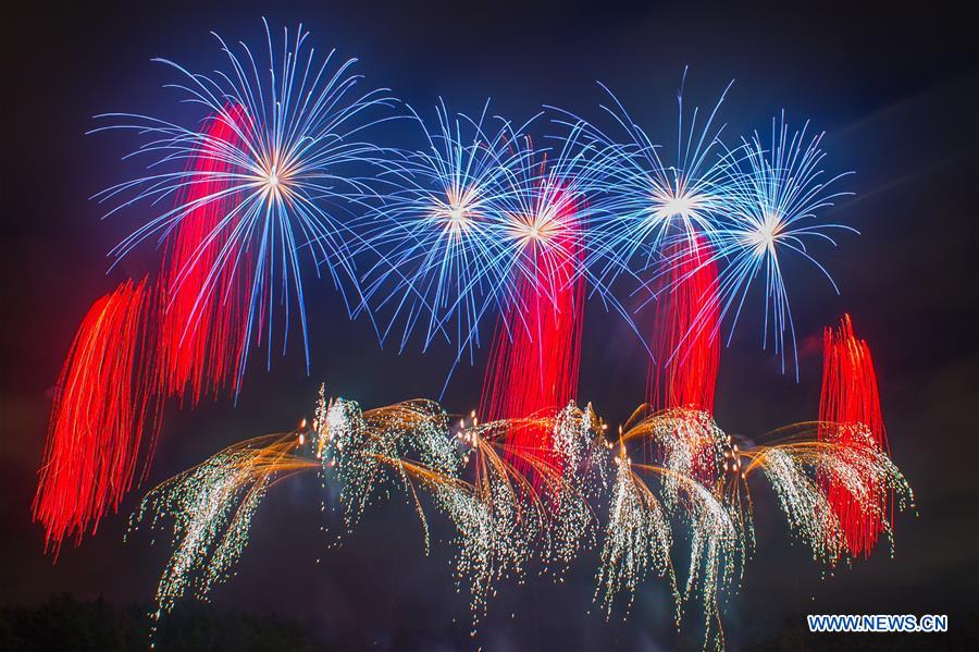 LITHUANIA-VILNIUS-INTERNATIONAL FIREWORKS SHOW