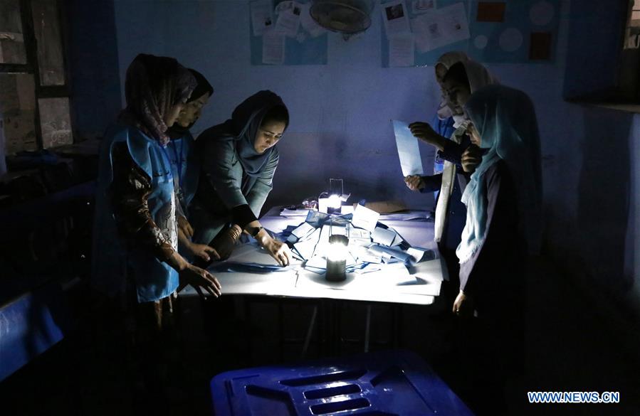 AFGHANISTAN-KABUL-PRESIDENTIAL ELECTION-TALLYING